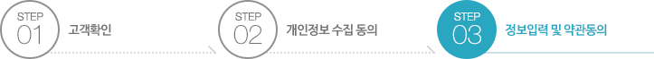 step03. 정보입력 및 약관동의